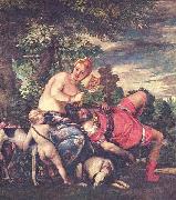 Paolo Veronese Venus und Adonis oil on canvas